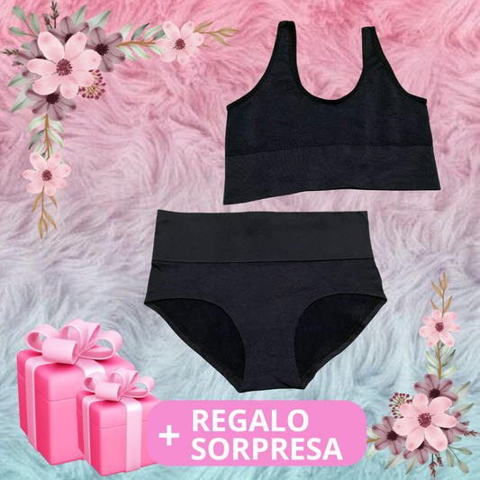 TOP Y PANTY SEAMLESS ( Sin Costuras )